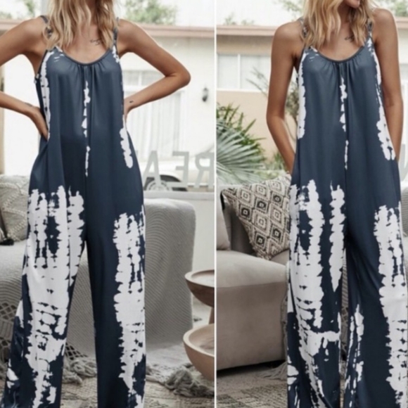 Tie Dye Jumpsuit - Picture 4 of 10